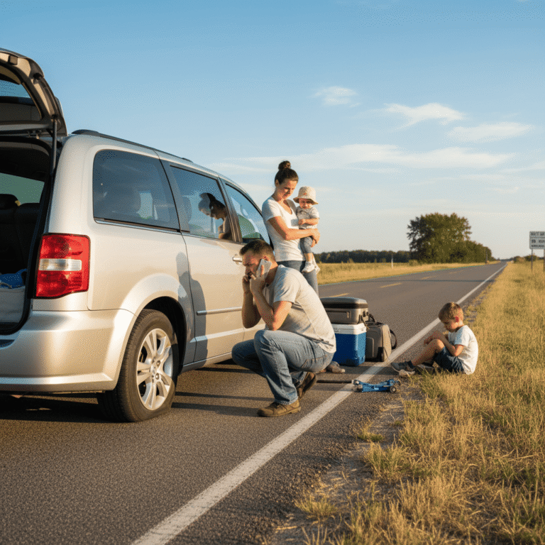 ¿Cuánto cuesta cambiar una llanta dañada en Navidad y por qué es tan común en carretera?